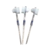щетка для зубных протезов healifty: двусторонняя зубная щетка для эффективной очистки ложных зубов – набор из 3 шт. логотип