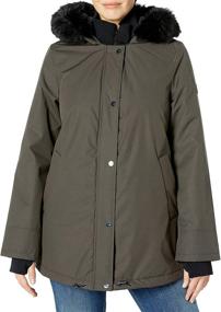 img 3 attached to UGG Womens Bernice Parka Black Women's Clothing and Coats, Jackets & Vests