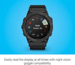 img 2 attached to 🌞 Enhanced Solar-Powered Garmin tactix Delta: Specialized Tactical Watch, Built to Military Standards, Night Vision Compatible, Black