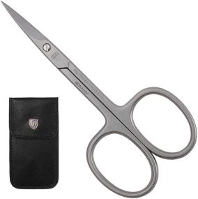 img 4 attached to 💅 3 Swords Germany - Professional Stainless Steel Curved Cuticle Scissors with Case - Manicure Pedicure Grooming for Finger & Toe Nail Care - Made in Solingen Germany (00112)