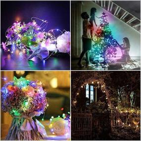 img 1 attached to 🎉 TOLYPPLG 33Ft 100 LED USB Fairy String Lights with Remote and Timer - Colored, Waterproof, 12 Colors Changing - Ideal for Craft Bedroom, Indoor Christmas, Wedding Outfits