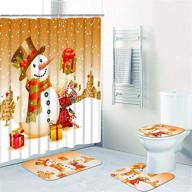 tamoc christmas curtain non slip bathroom logo