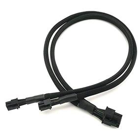 img 4 attached to Кабель-адаптер TeamProfitcom Dual Mini 6 Pin to 8 Pin PCI Express Video Card Power для Mac Pro Tower/Power Mac G5 15-дюймов с плетеным оплетением.