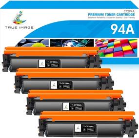 img 4 attached to TRUE IMAGE Compatible Toner Cartridge Replacement for HP 94A CF294A - Black 4 Pack for HP Pro M118dw MFP M148dw M148fdw M149fdw M148 M118 M149 Printer Ink