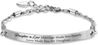 🎁 daughter in law bracelet: a meaningful wedding gift celebrating our bond and love (cbr) logo