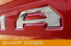 img 2 attached to EyeCatcher Tailgate Insert Letters Compatible With 2016-2022 Toy Taco (Chrome)