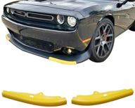 🚗 высококачественный сплиттер переднего бампера для замены 2015-2021 dodge challenger scat pack, srt 392 и 2019-2021 rt gt логотип