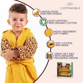 img 3 attached to 🧒 Toddlers Bathrobes: Absorbent Cover Up for Certified Kids' Home Store