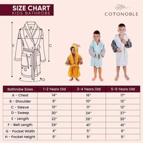 img 1 attached to 🧒 Toddlers Bathrobes: Absorbent Cover Up for Certified Kids' Home Store