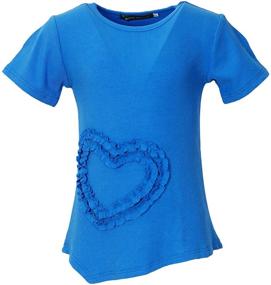 img 4 attached to 🦄 Adorable Holy Unicorn Long Sleeve Heart Shaped T Shirt for Girls: Clothing, Tops, Tees & Blouses