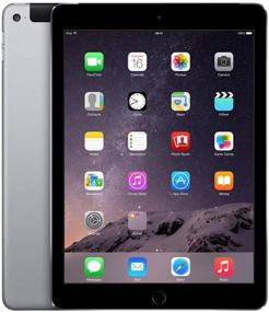 img 3 attached to 📱 Восстановленный Apple iPad Air 2 64GB, Разблокированный заводом, Цвет - космический серый, Wi-Fi + Сотовая связь 4G - Новейшая версия