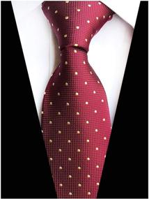 img 1 attached to Gingham Woven Narrow Party Necktie Men's Accessories in Ties, Cummerbunds & Pocket Squares