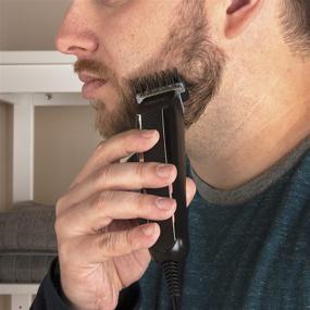 img 1 attached to Набор для стрижки бороды Wahl PowerPro сетевой, для мужчин, уход за лицом и телом - модель 9686: идеально подойдет для бороды, усов, щетины, ушей, носа.