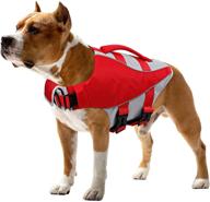 🐶 high-floatation dog life vest with rescue handle and neck support by queenmore pet логотип