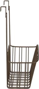 img 2 attached to 🧺 Large Bronze Over-The-Cabinet Contempo Basket by Spectrum Diversified