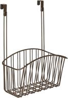 🧺 large bronze over-the-cabinet contempo basket by spectrum diversified logo