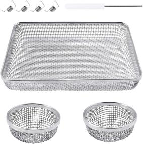 img 4 attached to 🔥 Stainless Steel Mesh RV Furnace Vent Cover by Leisure Coachworks - Insect Screen, Includes Installation Tool and Silicone Rubber - 2.8'' x 1.3'' for Furnace, 8.5'' x 6'' x 1.3'' for Water Heater