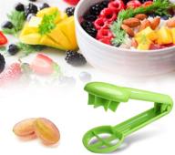 🍇 grape cutter slicer for kids and babies: convenient green multifunctional kitchen gadget logo