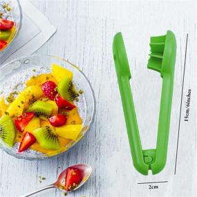 img 2 attached to 🍇 Grape Cutter Slicer for Kids and Babies: Convenient Green Multifunctional Kitchen Gadget