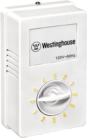 img 3 attached to 🔌 Westinghouse 7812700 Jax: Modern Industrial Style Ceiling Fan and Wall Control, Sleek 56 Inch White Finish