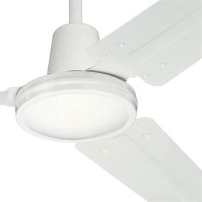 img 2 attached to 🔌 Westinghouse 7812700 Jax: Modern Industrial Style Ceiling Fan and Wall Control, Sleek 56 Inch White Finish