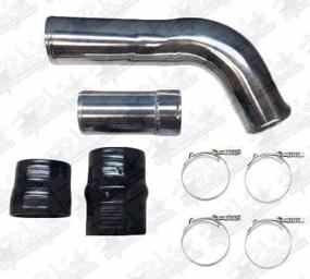 img 4 attached to 🔥 Enhance 2011-2016 Ford 6.7L Powerstroke Diesel Performance with Hot Side Intercooler Pipe & Boot Kit