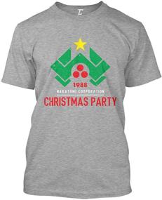 img 3 attached to 🎄 Nakatomi Christmas Party T-Shirt: Stylish Black Men's Clothing in T-Shirts & Tanks