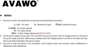 img 1 attached to 💡 AVAWO Блок питания на 24V15A 360W для светодиодной ленты, видеонаблюдения, радио и компьютерных проектов - эффективный и регулируемый