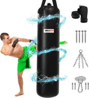 junglebear water punching bag kit: 100lbs adjustable heavy punching bag for all ages. boxing, kickboxing, mma, muay thai, karate, taekwondo, martial art training at home gym logo