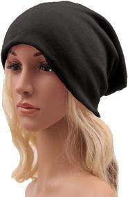 img 3 attached to Century Star Unisex Baggy Lightweight Hip-Hop Cotton Slouchy Beanie Hat with Stretch