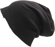 century star unisex baggy lightweight hip-hop cotton slouchy beanie hat with stretch logo