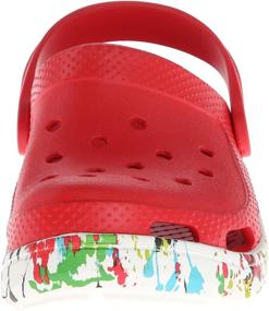 img 3 attached to ⛹️ Colorful and Comfy: Crocs Kids' Duet Sport Splatter Graphic Clog – Perfect Footwear for Fun and Adventure