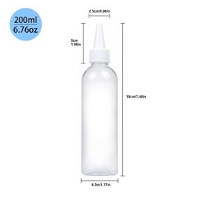 img 3 attached to Trendbox Plastic Bottles Applicator BPA Free Travel Accessories