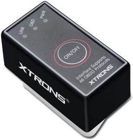 img 3 attached to Беспроводное устройство XTRONS для автомобилей с Bluetooth OBD2 II - сканер для диагностики автомобиля с возможностью чтения кодов ошибок, с выключателем, совместимый с Android автомобильным стерео и телефоном.