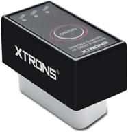 беспроводное устройство xtrons для автомобилей с bluetooth obd2 ii - сканер для диагностики автомобиля с возможностью чтения кодов ошибок, с выключателем, совместимый с android автомобильным стерео и телефоном. логотип