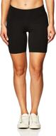 hanes women's stretch jersey bike short: comfortable and flexible cycling essential логотип