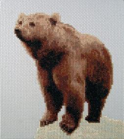 img 2 attached to 🌳 Embrace Nature's Majesty: Master of the Forest Counted Cross Stitch Kit By Orcraphics