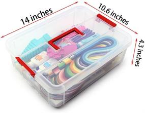 img 3 attached to 🎁 MDLUU Paper Quilling Kit - 1860 Strips, Tools, and Storage Box - Ideal for DIY Learning, Home Decoration - Perfect Birthday Gift for Paper Quilling Craft Enthusiasts