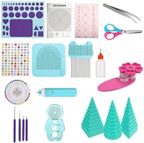 img 1 attached to 🎁 MDLUU Paper Quilling Kit - 1860 Strips, Tools, and Storage Box - Ideal for DIY Learning, Home Decoration - Perfect Birthday Gift for Paper Quilling Craft Enthusiasts