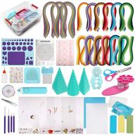 🎁 mdluu paper quilling kit - 1860 strips, tools, and storage box - ideal for diy learning, home decoration - perfect birthday gift for paper quilling craft enthusiasts logo