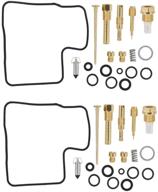 🔧 high-quality carburetor rebuild kits for shadow ace 1100, aero, sabre - pack of 2 by motoku logo