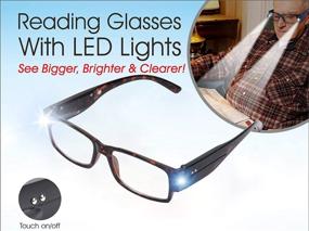 img 2 attached to One Power Reader Glasses: Auto Focus Magnifying Glasses with Built-in Lights and Magnetic Leg Feature