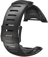 ⌚ suunto ss018650000 accessories: one-size, black - ultimate add-ons for suunto watches logo