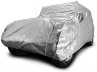 🚗 stormshield custom fit car cover - ultimate protection for 2004-2019 jeep wrangler unlimited jk jl 4 door suv logo