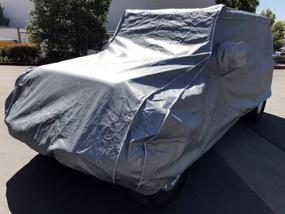 img 2 attached to 🚗 Stormshield Custom Fit Car Cover - Ultimate Protection for 2004-2019 Jeep Wrangler Unlimited JK JL 4 Door SUV