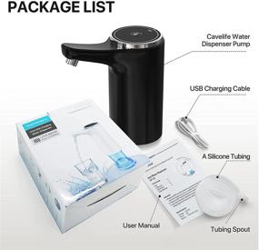 img 2 attached to Convenient and Rechargeable Water Dispenser for 5 Gallon Bottles - Ideal for Home, Office, and Outdoor Use!