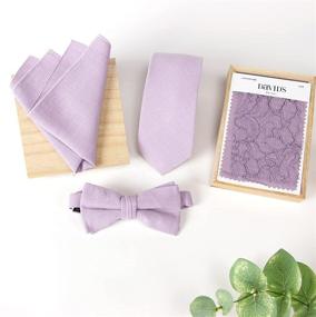 img 1 attached to 👔 Stylish Linen Blend Accessories and Bow Ties for Boys by Spring Notion