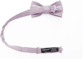 img 2 attached to 👔 Stylish Linen Blend Accessories and Bow Ties for Boys by Spring Notion