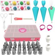 🧁 cakebe cupcake decorating 52 pcs kit: ultimate cake and cookie decoration set with 32 piping tips and essential tools logo