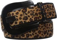 womens patent leather leopard animal women's accessories for belts logo